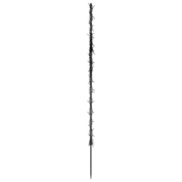 vidaXL Julelysdekorasjon med pigger meteor 80 LED 62 cm