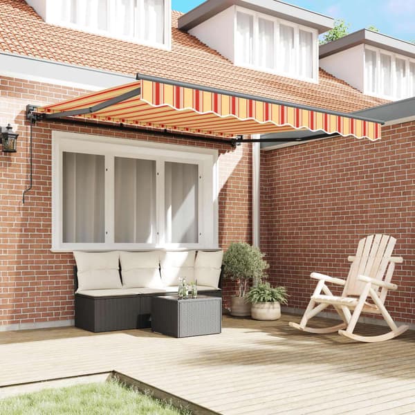 vidaXL Markisram Flerfärgsdesign 300 x 250 cm