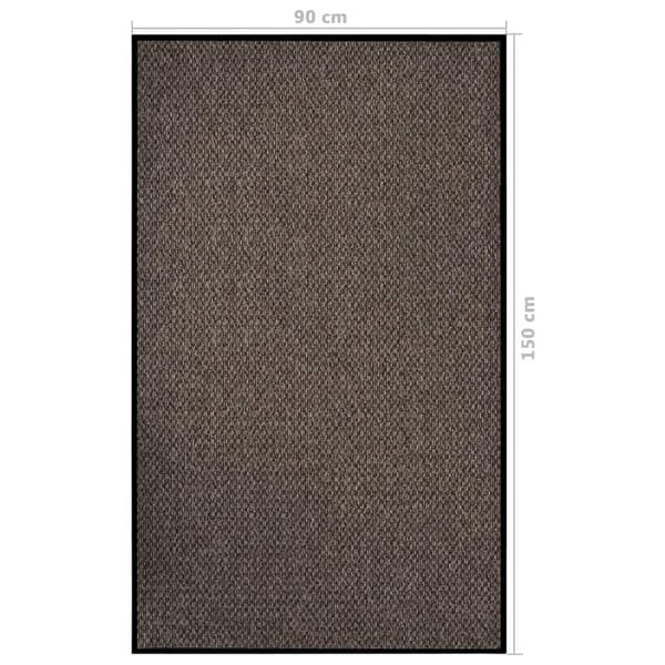 vidaXL Dørmatte beige 90x150 cm