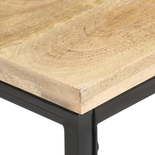 vidaXL Sidebord 40x40x35 cm heltre mango