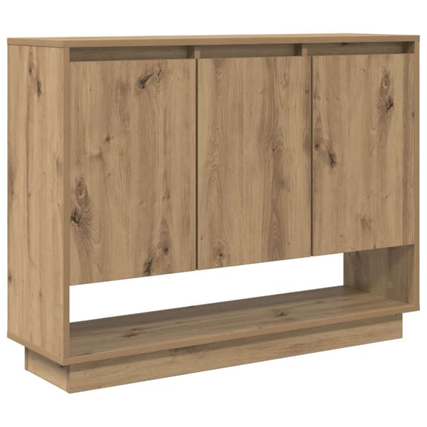 vidaXL Serviesskap Artisan Eik 97 x 29 x 75 cm Konstruert tre