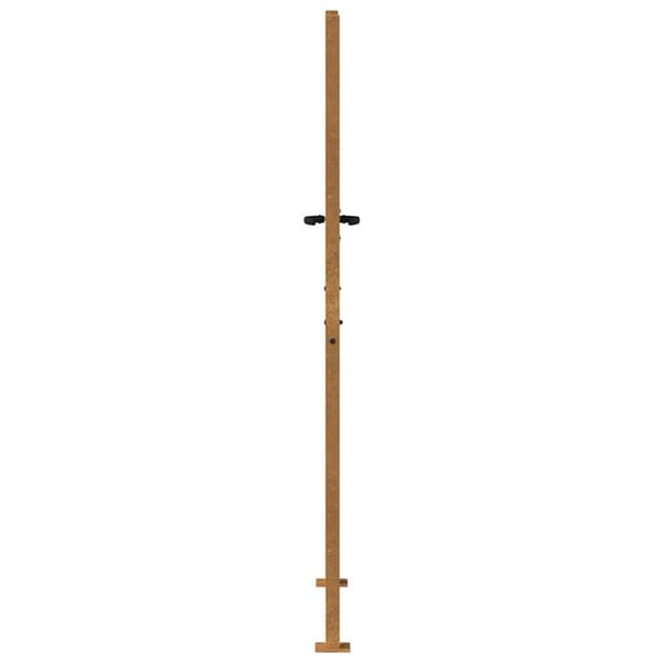 vidaXL Trädgårdsgrind 105x205 cm rosttrögt stål