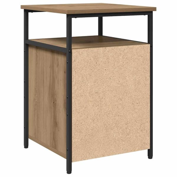 vidaXL Nattbordskap artisan eik Konstruert tre