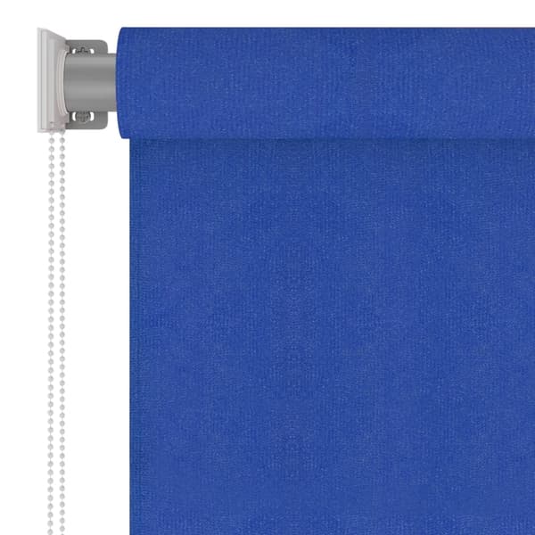 vidaXL Rullgardin utomhus 100 x 230 cm blå HDPE