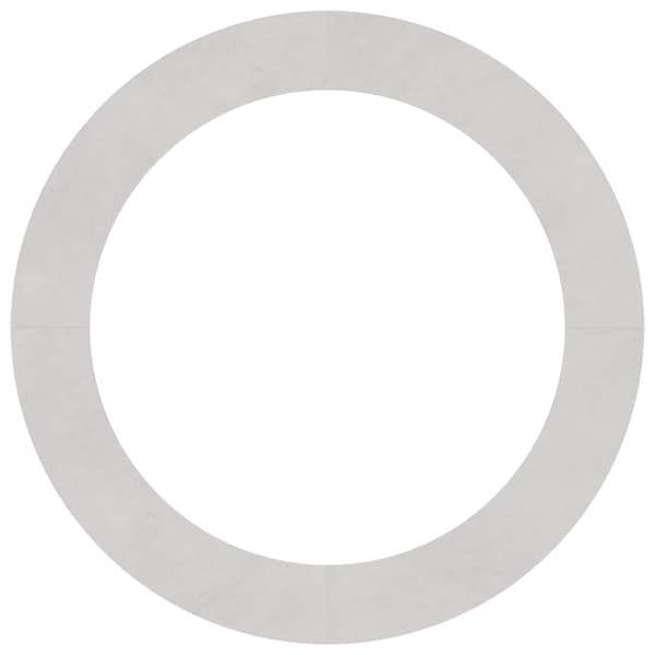vidaXL lämplig för Flat Trädringar 5 pcs Silver Ø90 / 120 cm
