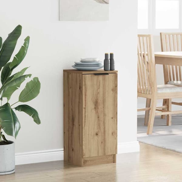 vidaXL Serviesskap Artisan Eik 30 x 30 x 70 cm Konstruert tre