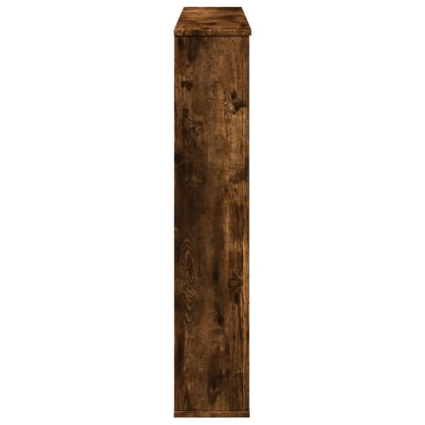 vidaXL Peisramme røkt eik 100x20x100 cm konstruert tre