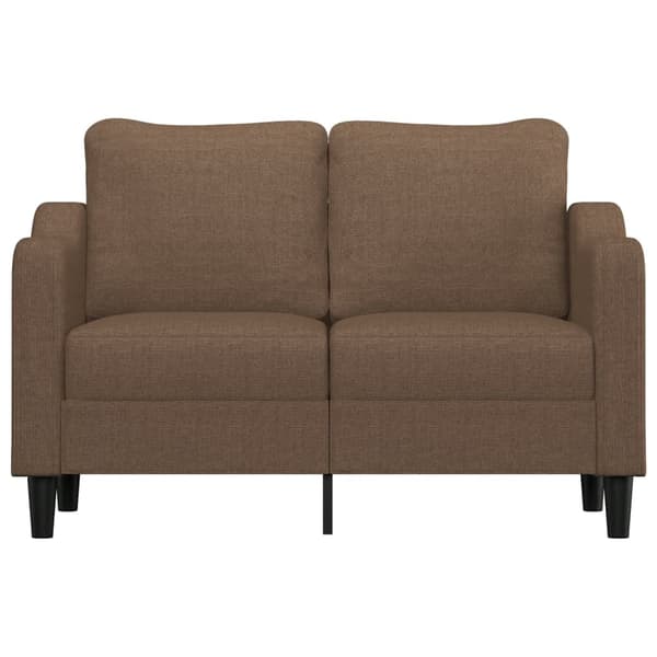 vidaXL 2-sitssoffa brun 120 cm tyg
