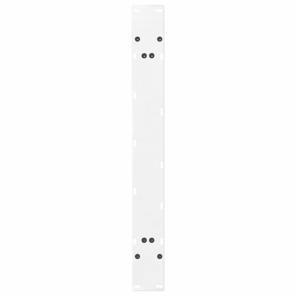 vidaXL Soffbordsben A-formade 2 st vit 100x(72-73) cm stål