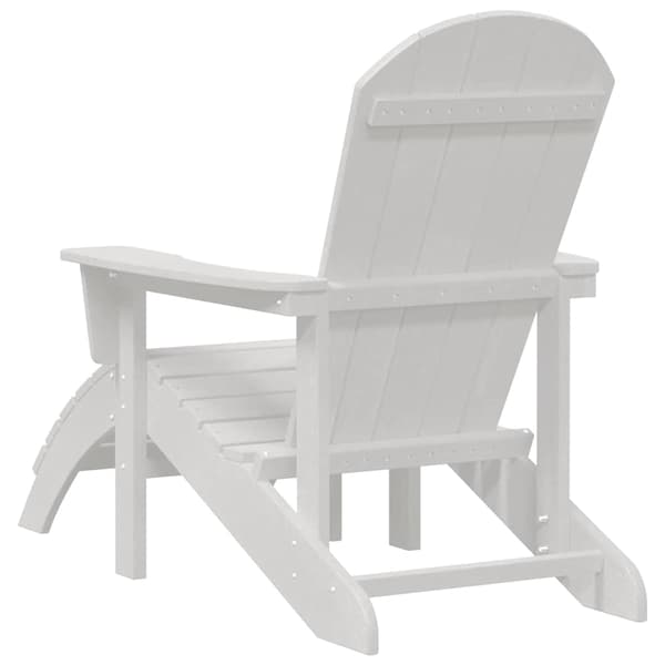 vidaXL Trädgård Stol 2 pcs Vit 83 x 74 x 92 cm polyeten
