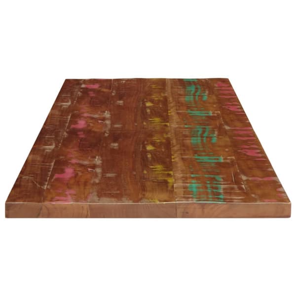 vidaXL Bordplate 100x50x2,5 cm rektangulær gjenvunnet heltre