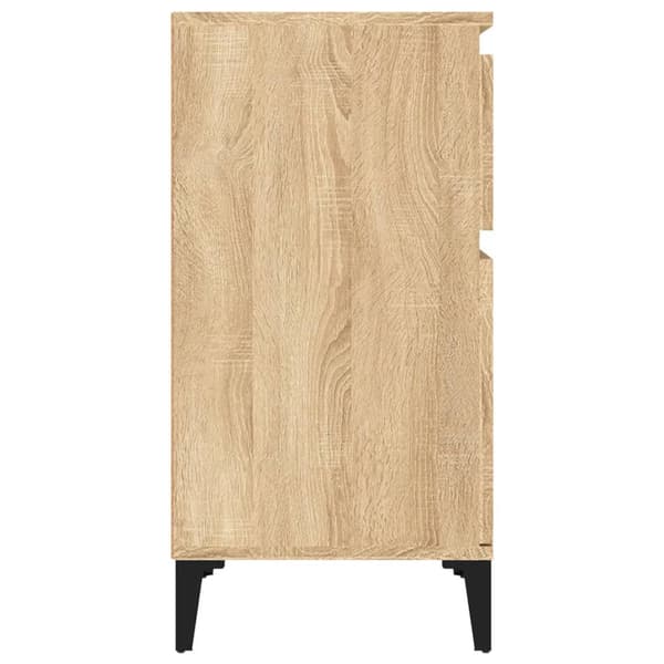 vidaXL Nattbord sonoma eik 40x35x70 cm