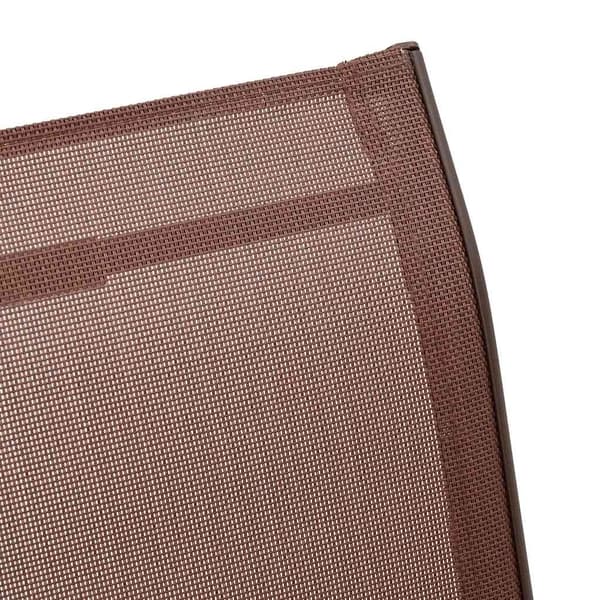 vidaXL Stapelbara trädgårdsstolar 6 st brun textilentyg