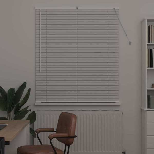 vidaXL Persienner Vit 130 x 110 cm Aluminium