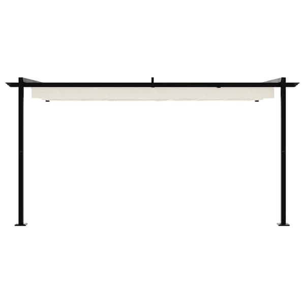 vidaXL Paviljong Kräm 400 x 300 x 200 cm Polyester
