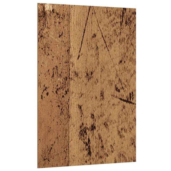 vidaXL Dekorpaneler 50 pcs Gammelt tre 30 x 42 x 0.27 cm