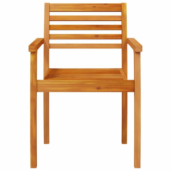 vidaXL Hage Spisegruppe 3 pcs Brun Solid akasietre