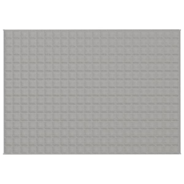 vidaXL Vektdyne grå 155x220 cm 7 kg stoff
