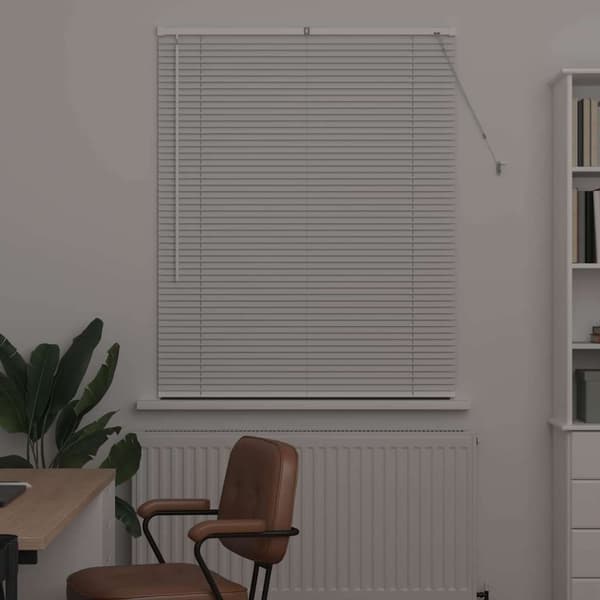 vidaXL Persienner Vit 130 x 100 cm Aluminium