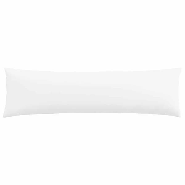 vidaXL Soffkuddar 2 st Vit 145 x 40 cm tyg