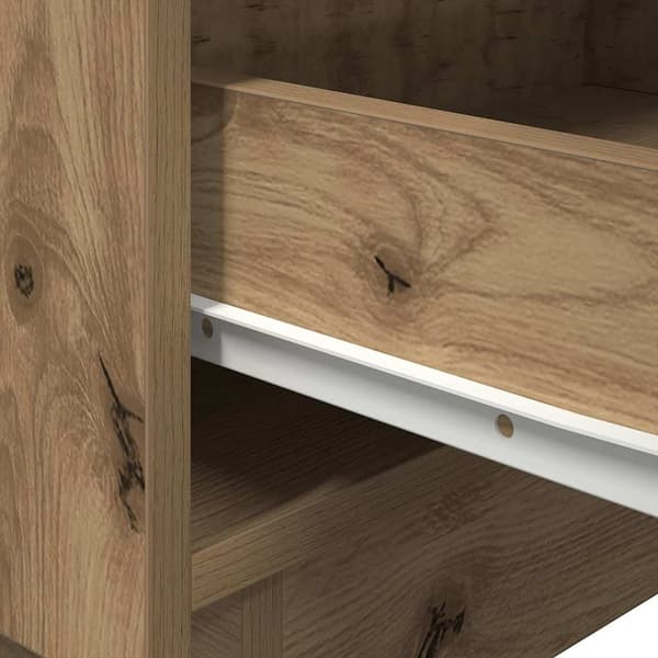 vidaXL Nattbordskap Artisan Eik 45 x 40 x 55 cm Konstruert tre
