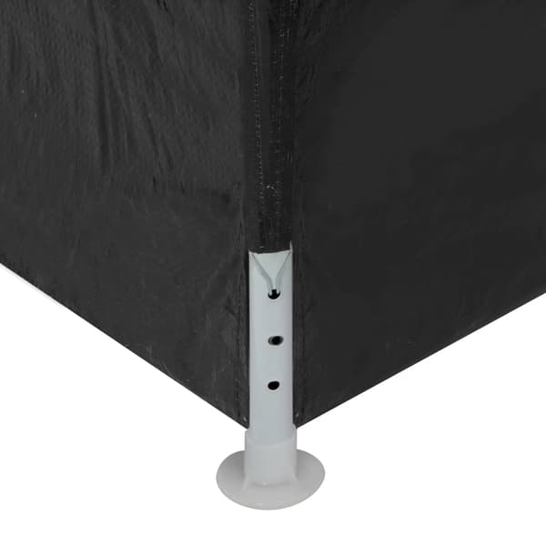 vidaXL Markis Vit 3 x 2,5 m Metall