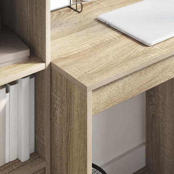 vidaXL Skrivebord Sonoma eik 70 x 50 x 76 cm