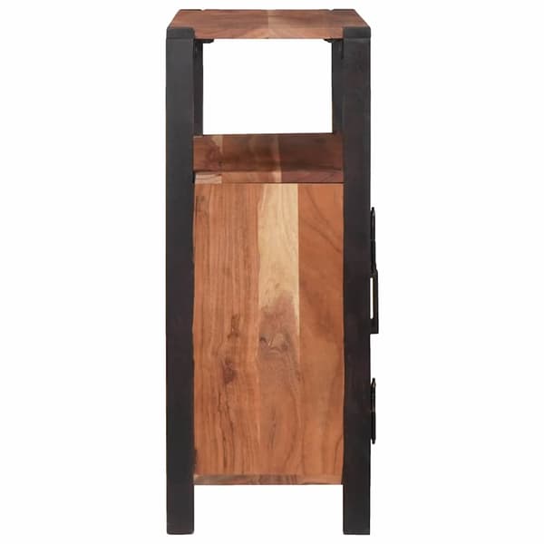 vidaXL Serviesskap Brun 70 x 30 x 75 cm Solid akasietre