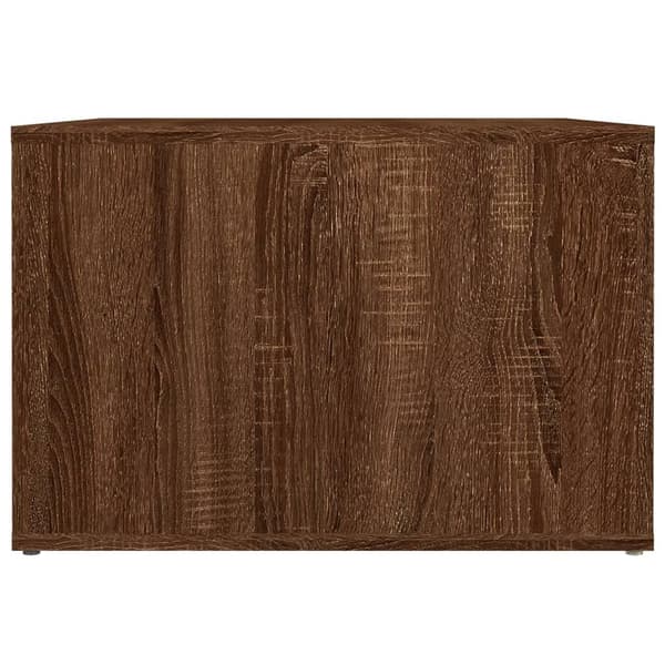 vidaXL Nattbord brun eik 57x55x36 cm konstruert tre