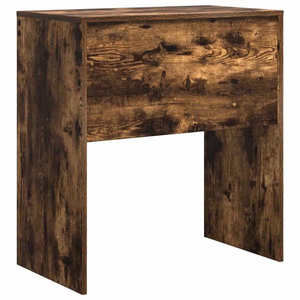 vidaXL Skrivebord Røkt eik 70 x 40 x 76 cm
