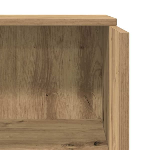 vidaXL Receptionsdisk artisan ek 55x50x103,5 cm konstruerat trä