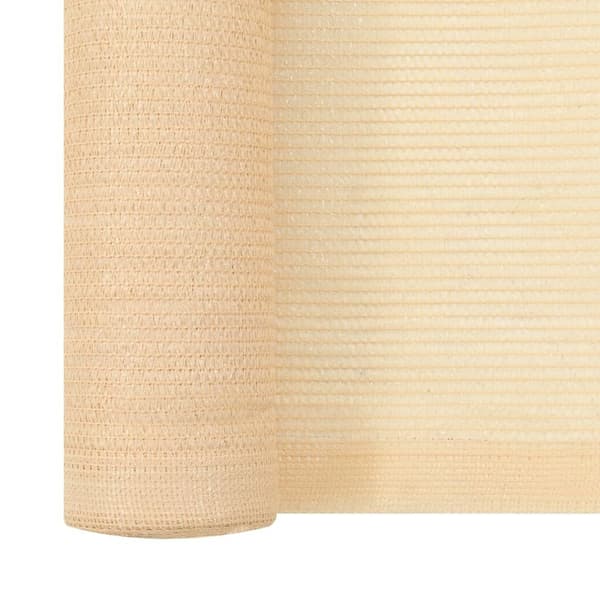vidaXL Insynsskyddsnät HDPE beige 1,5x50 m