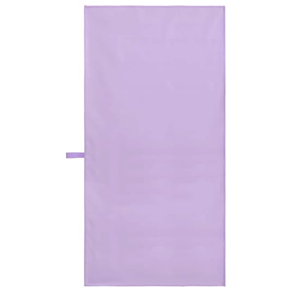 vidaXL Sportshåndklær 2 pcs Lilla 100 x 50 cm Polyester og polyamid