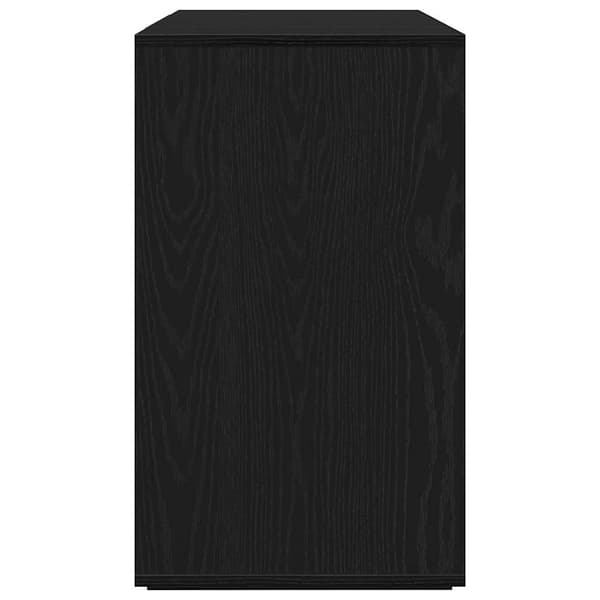 vidaXL Serviesskap Svart Eik 135 x 41 x 75 cm Konstruert tre