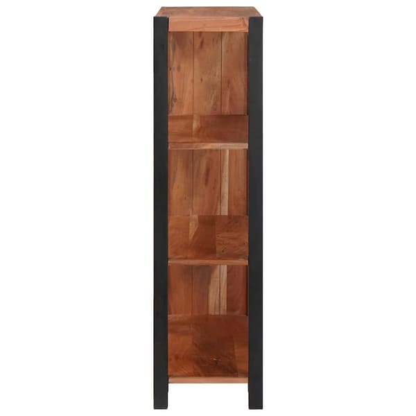 vidaXL Bokhylle Brun 80 x 30 x 110 cm Solid akasietre