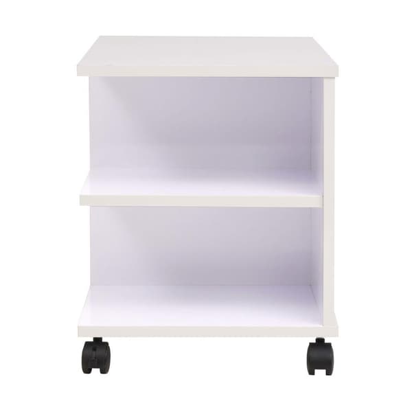 vidaXL Rullhylla 50x35x42 cm vit