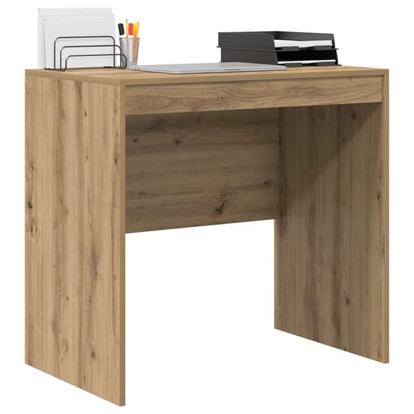 vidaXL Skrivebord Artisan Eik 80 x 50 x 76 cm