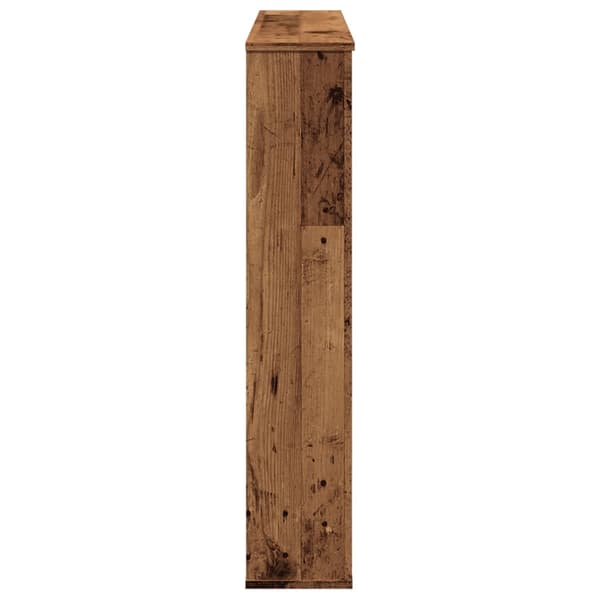 vidaXL Spiselkrans åldrat trä 100x20x100 cm konstruerat trä