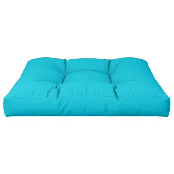 vidaXL Palldyna turkos 80x80x12 cm tyg