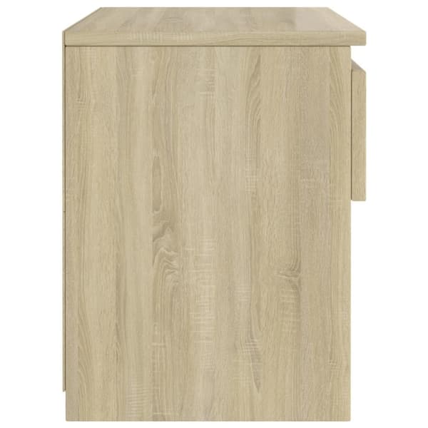 vidaXL Nattbord sonoma eik 40x30x39 cm sponplate