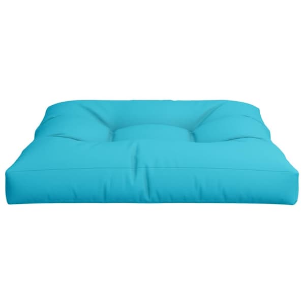 vidaXL Palldyna turkos 80x80x12 cm tyg