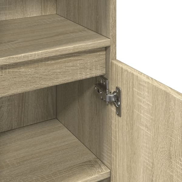 vidaXL Baderomsskap sonoma eik 30x30x100 cm konstruert tre