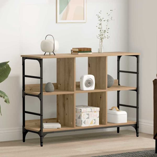 vidaXL Serviesskap Artisan Eik 102 x 32 x 73,5 cm