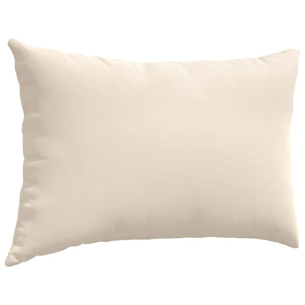 vidaXL Soffkuddar 2 st Beige 60 x 40 cm tyg