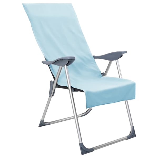 vidaXL Utomhus Stolhanddukar 2 st Blå 130 x 60 cm