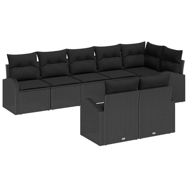 vidaXL Trädgårdsoffset 8 pcs konstrotting