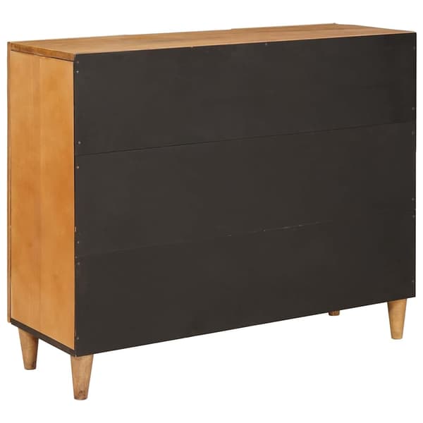 vidaXL Serviesskap Lysebrun 33,5 x 90 x 75 cm