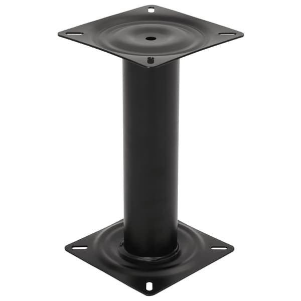vidaXL Bas för båtsits svart 33 cm stål