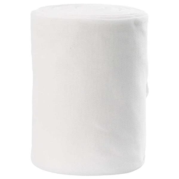 vidaXL Avloppsrör Vit 16 x 5000 cm tyg