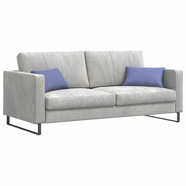 vidaXL Soffkuddar 2 st Jeansblå 50 x 30 cm tyg